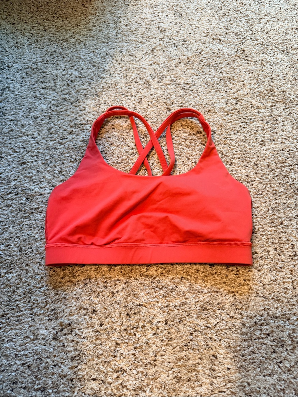lululemon athletica Coral Crossback Light-Support Sports Bra
